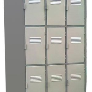 Lockers metalicos de 9 compartimentos